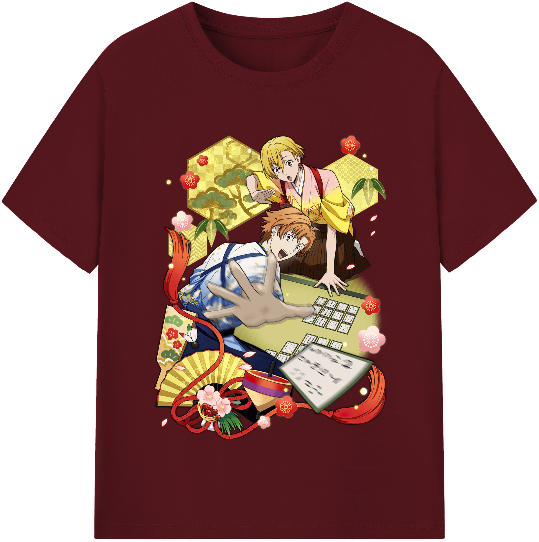 （画像用） 文豪ストレイドッグス Bungo Stray Dogs 綿100％半袖Tシャツ（フロントプリント）